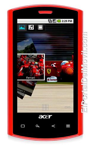 Acer liquidmini Ferrari Edition, foto #1